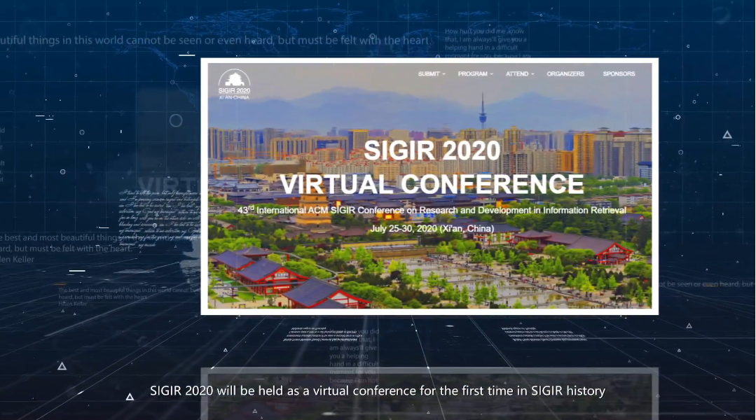 ACM SIGIR 2020 Non-Trip Report