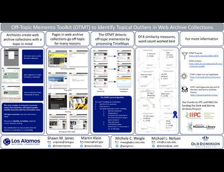 Off-Topic Memento Toolkit to identify topical outliers in web archive collections